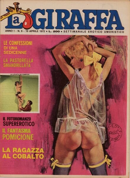 La Giraffa – N 6 19 Aprile 1972 Cover