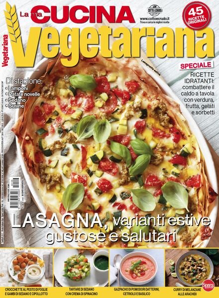 La Mia Cucina Vegetariana – Agosto 2024 Cover
