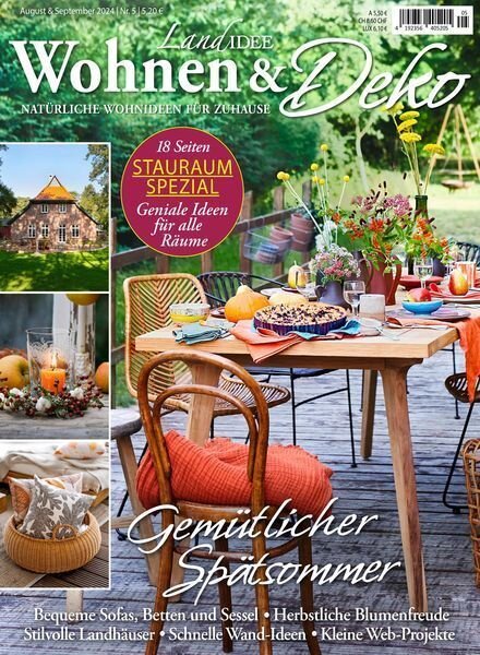 LandIDEE Wohnen & Deko – August-September 2024 Cover
