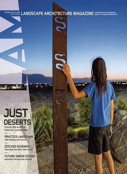 Landscape Architecture Magazine USA – August 2024 Cover