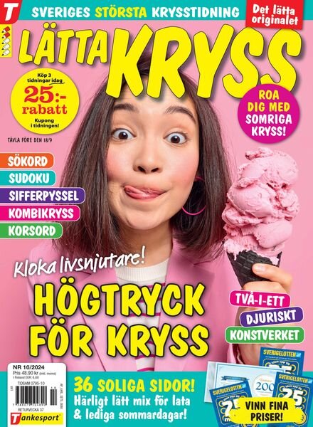 Latta Kryss – Augusti 2024 Cover