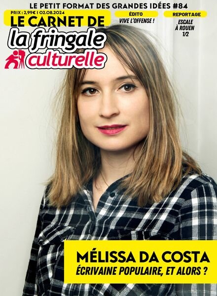 Le Carnet de La Fringale Culturelle – 2 Aout 2024 Cover