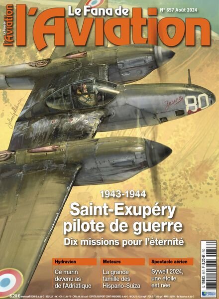 Le Fana de l’Aviation – Aout 2024 Cover