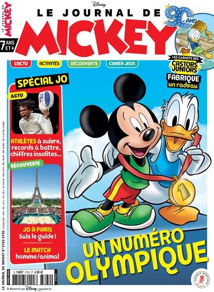 Le Journal de Mickey – 24 Juillet 2024 Cover