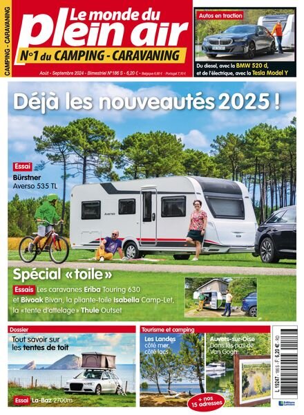 Le Monde du Plein-Air – Aout-Septembre 2024 Cover