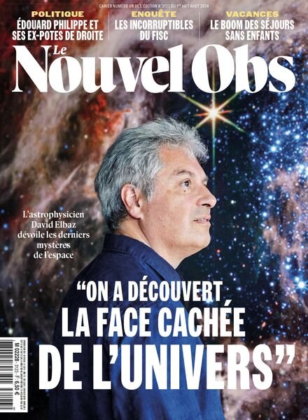Le Nouvel Obs – 1er Aout 2024 Cover