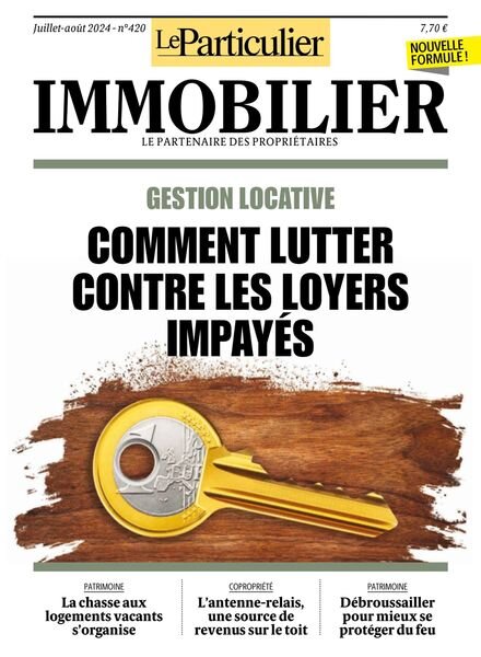 Le Particulier Immobilier – Juillet-Aout 2024 Cover