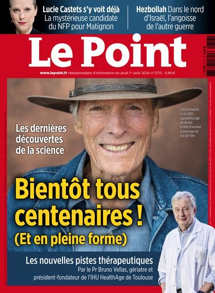 Le Point – 1 Aout 2024 Cover
