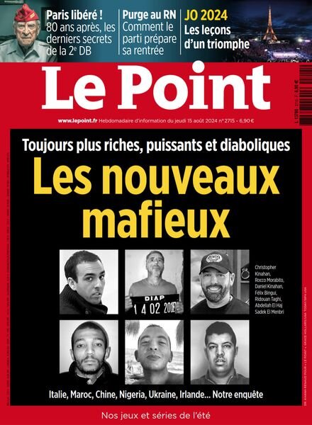 Le Point – 15 Aout 2024 Cover