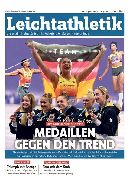 Leichtathletik – 14 August 2024 Cover