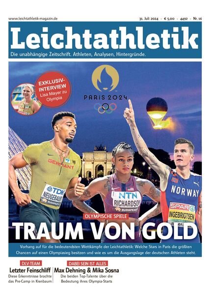 Leichtathletik – 31 Juli 2024 Cover
