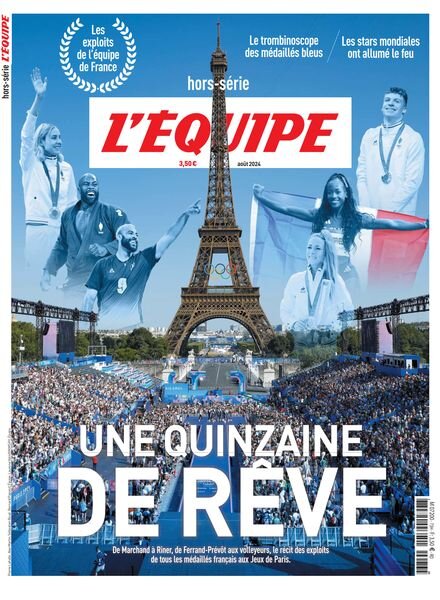 L’Equipe – Hors-Serie N 73 – Aout 2024 Cover
