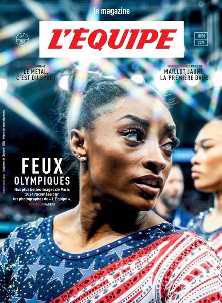 L’Equipe Magazine – 10 Aout 2024 Cover