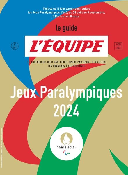 L’Equipe Supplement – 24 Aout 2024 Cover