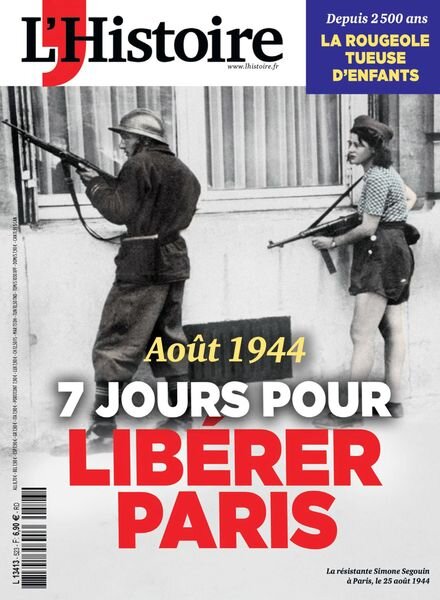 L’Histoire – Septembre 2024 Cover