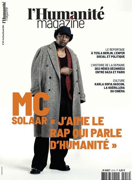 L’Humanite Magazine – 22 Aout 2024 Cover
