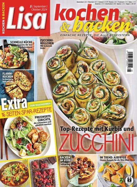 Lisa Kochen & Backen – September-Oktober 2024 Cover