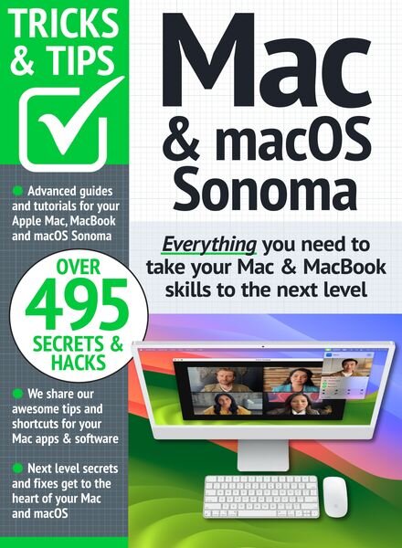 Mac & macOS Sonoma Tricks & Tips – August 2024 Cover