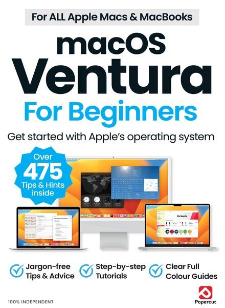 macOS Ventura For Beginners – July 2024 Cover