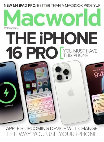 Macworld UK – September 2024 Cover
