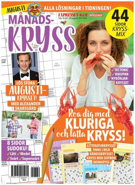 Manads-Kryss – 30 Juli 2024 Cover