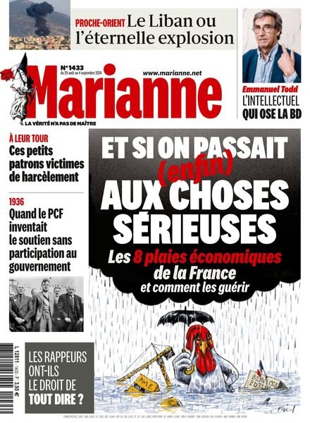 Marianne – 29 Aout 2024 Cover