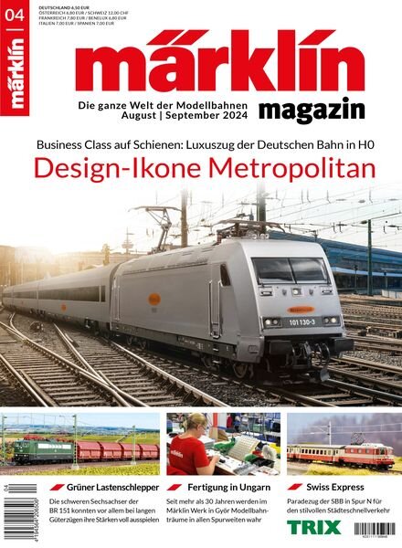 Marklin Magazin – August-September 2024 Cover