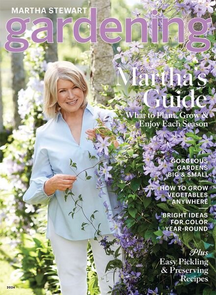 Martha Stewart – Gardening 2024 Cover