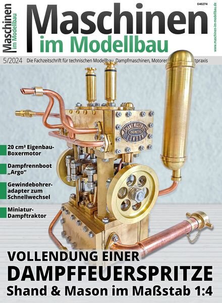 Maschinen im Modellbau – August 2024 Cover