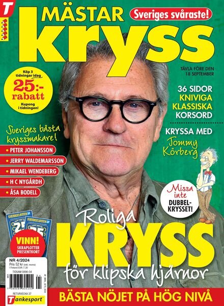 Mastarkryss – 10 Juli 2024 Cover
