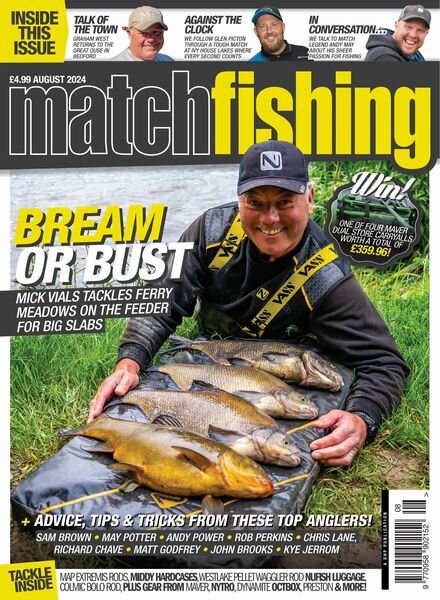 Match Fishing – August 2024 Cover