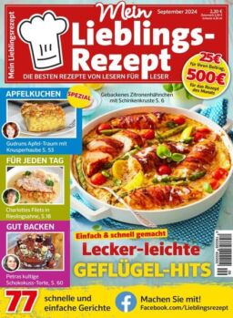 Mein Lieblingsrezept – September 2024
