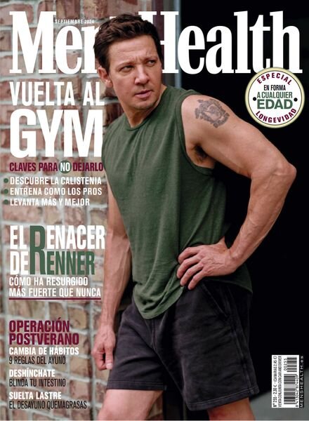 Men’s Health Espana – Septiembre 2024 Cover