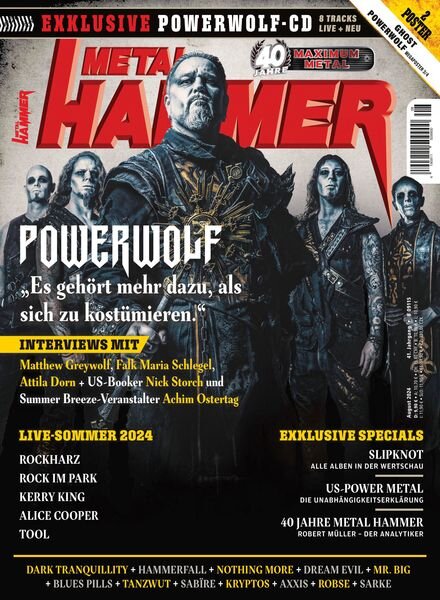 Metal Hammer Germany – August 2024 Cover