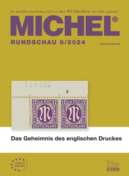Michel-Rundschau – August 2024 Cover