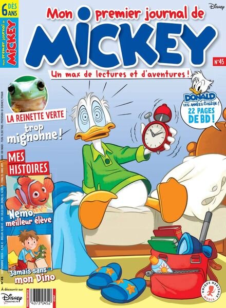 Mon Premier Journal de Mickey – Septembre 2024 Cover