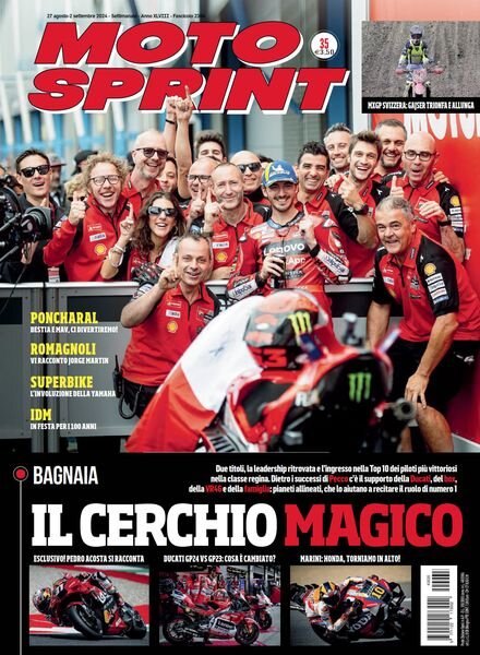Moto Sprint – 27 Agosto 2024 Cover
