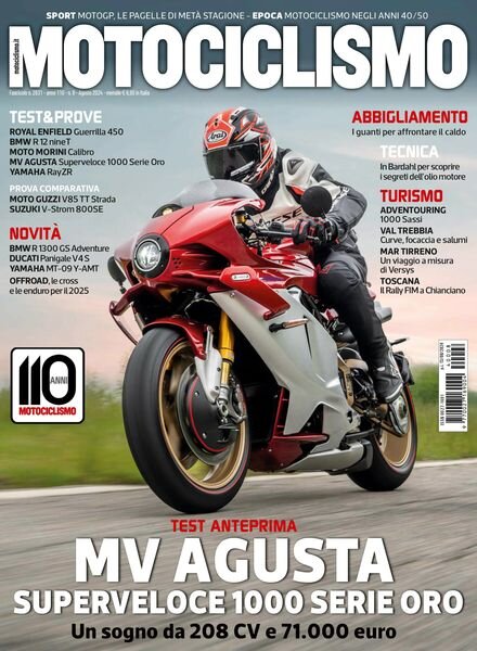 Motociclismo Italia – Agosto 2024 Cover