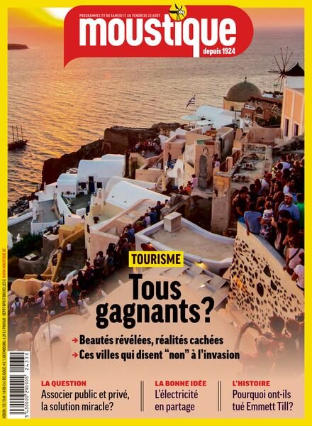 Moustique Magazine – 14 Aout 2024 Cover