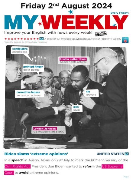 My Weekly fr – 2 Aout 2024 Cover