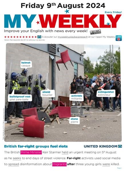 My Weekly fr – 9 Aout 2024 Cover