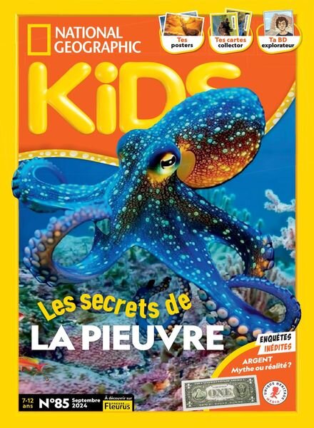 National Geographic Kids France – Septembre 2024 Cover