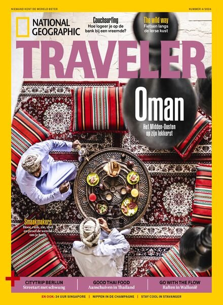 National Geographic Traveler Nederland – 29 Augustus 2024 Cover