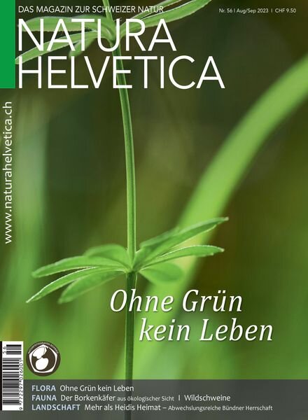 Natura Helvetica – August-September 2023 Cover