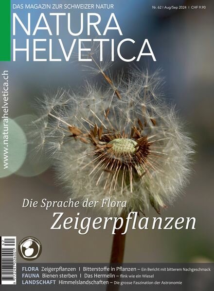 Natura Helvetica – August-September 2024 Cover