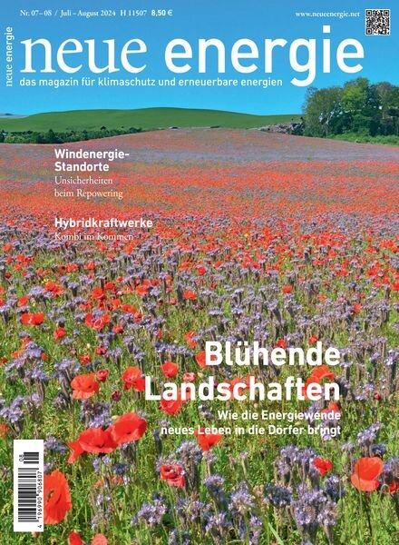 Neue Energie – Juli-August 2024 Cover