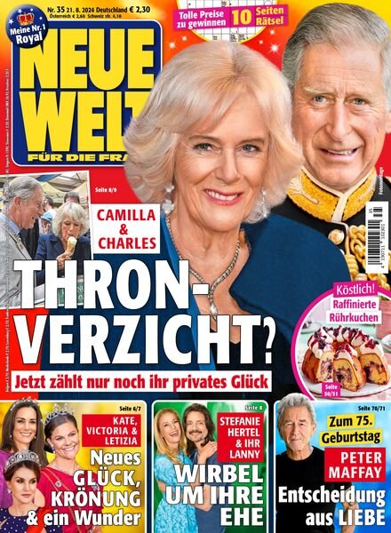 Neue Welt – 21 August 2024 Cover