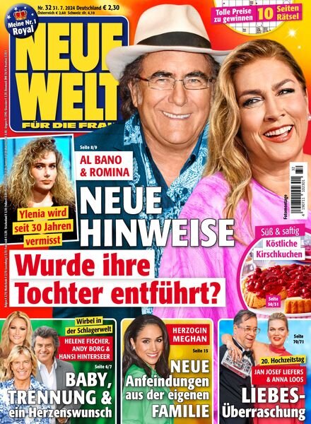 Neue Welt – 31 Juli 2024 Cover