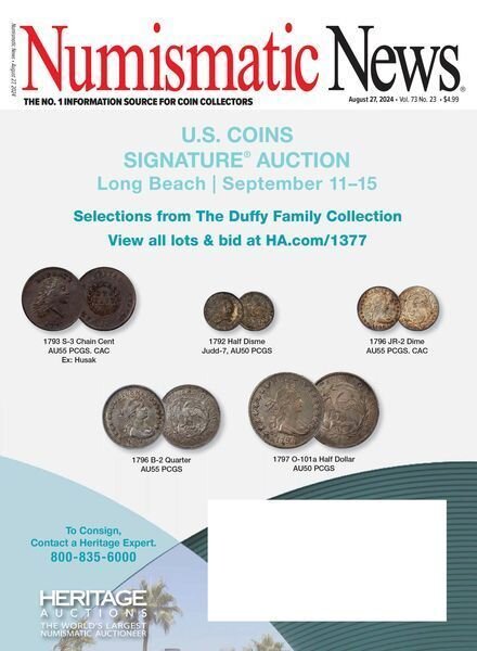 Numismatic News – August 27 2024 Cover