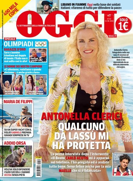 Oggi – 15 Agosto 2024 Cover
